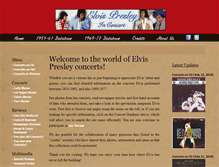 Tablet Screenshot of m.elvisconcerts.com